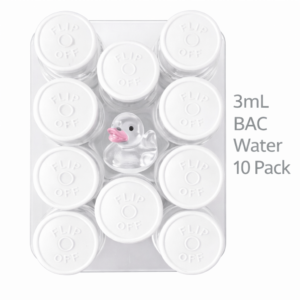 3mL BAC Water 10 Pack